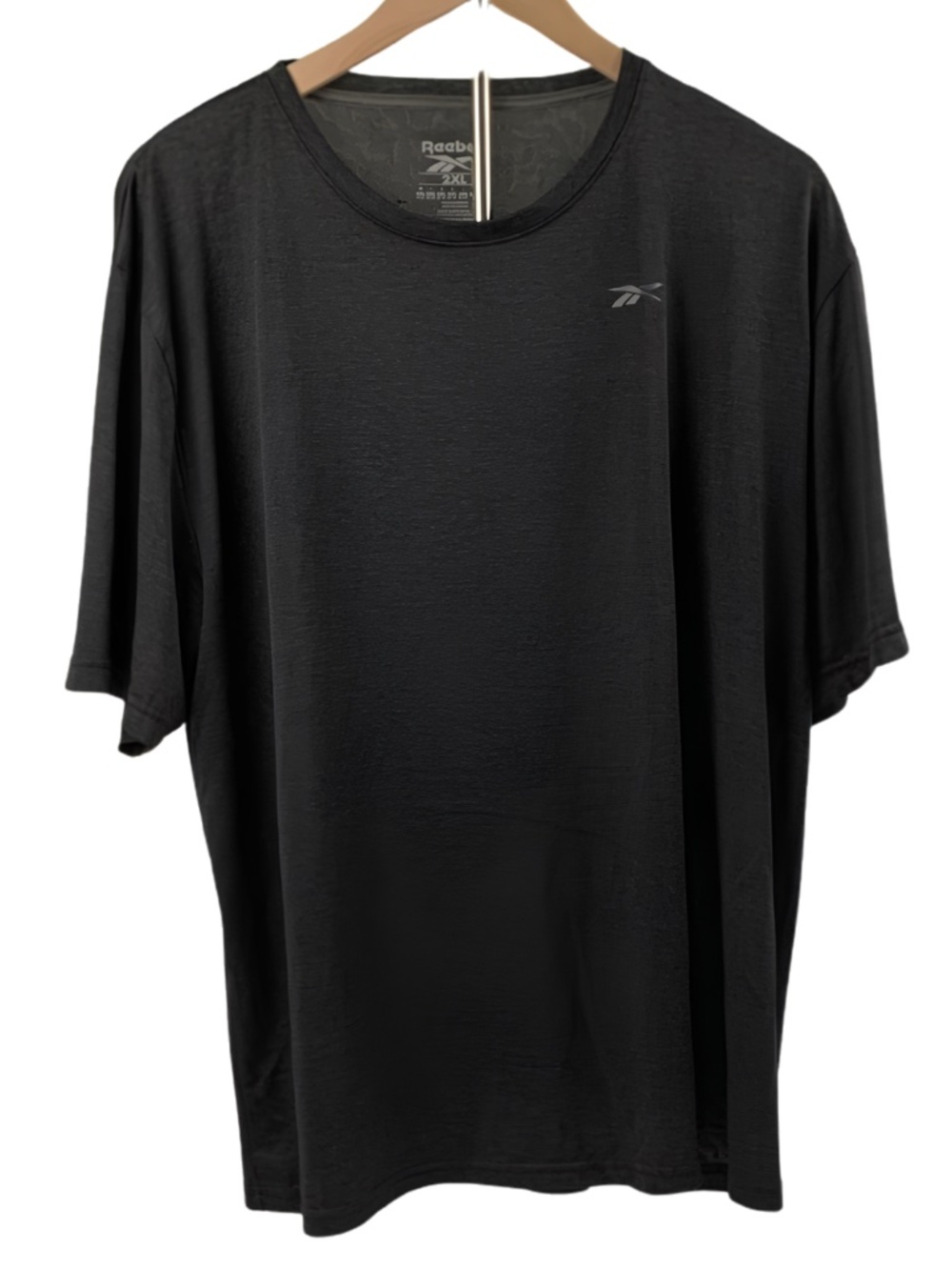 Reebok Men's XXL Speedwick Moisture Wicking Charcoal Gray Active Tee Activewear